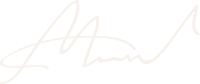 A black and white picture of a person 's signature.