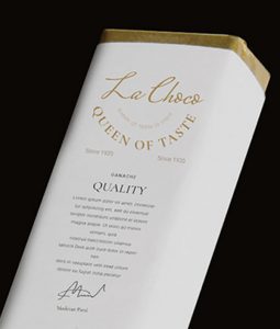 A close up of the label on a bottle