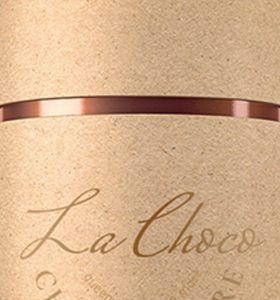A close up of the label on a wine bottle