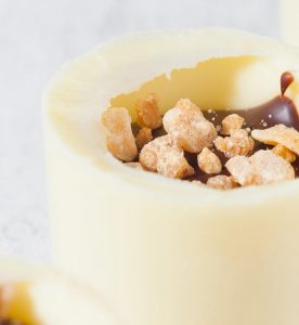 A close up of some food in a cup