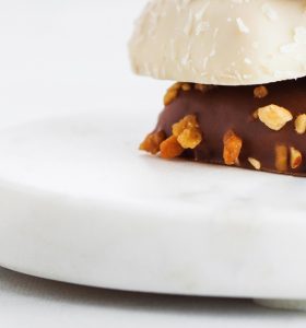 A close up of some food on a plate