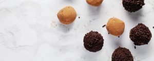 A group of different types of food on top of a table.