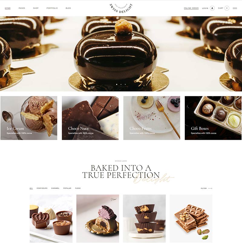 A bunch of different types of desserts on the table
