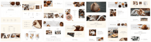 A series of images showing different types of chocolates.