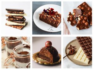 A collage of different types of desserts.