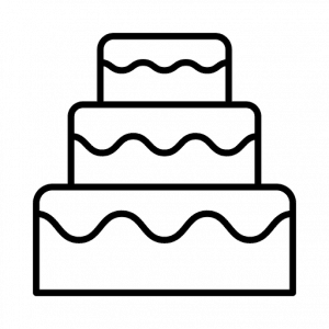 A black background with a white circle in the middle.