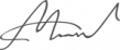 h1 author img2 A black and white photo of the signature of a person.